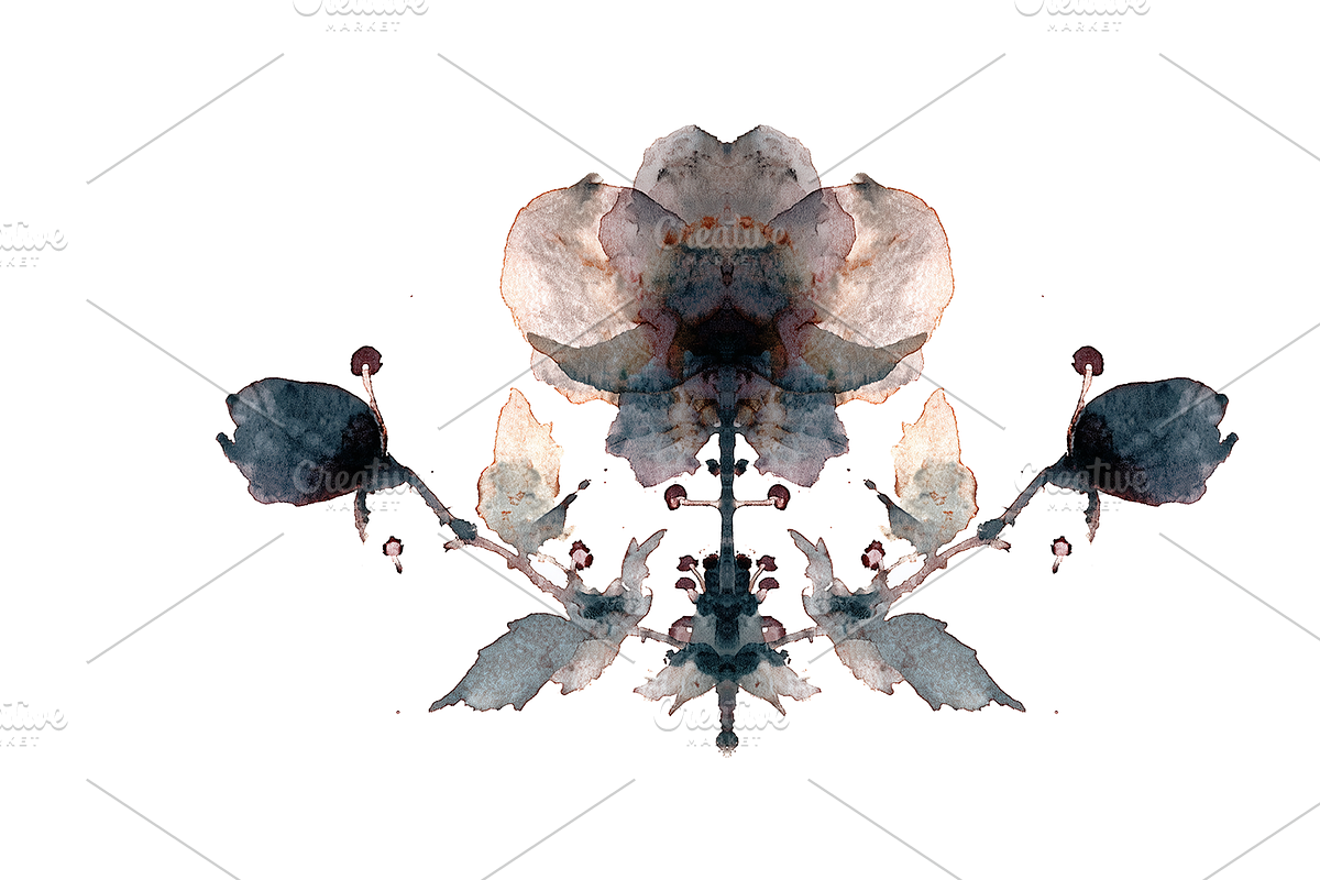 Heum Co. Botanical Inkblot Art, a Decorative Illustration by milatovar (Photo 20 of 20)