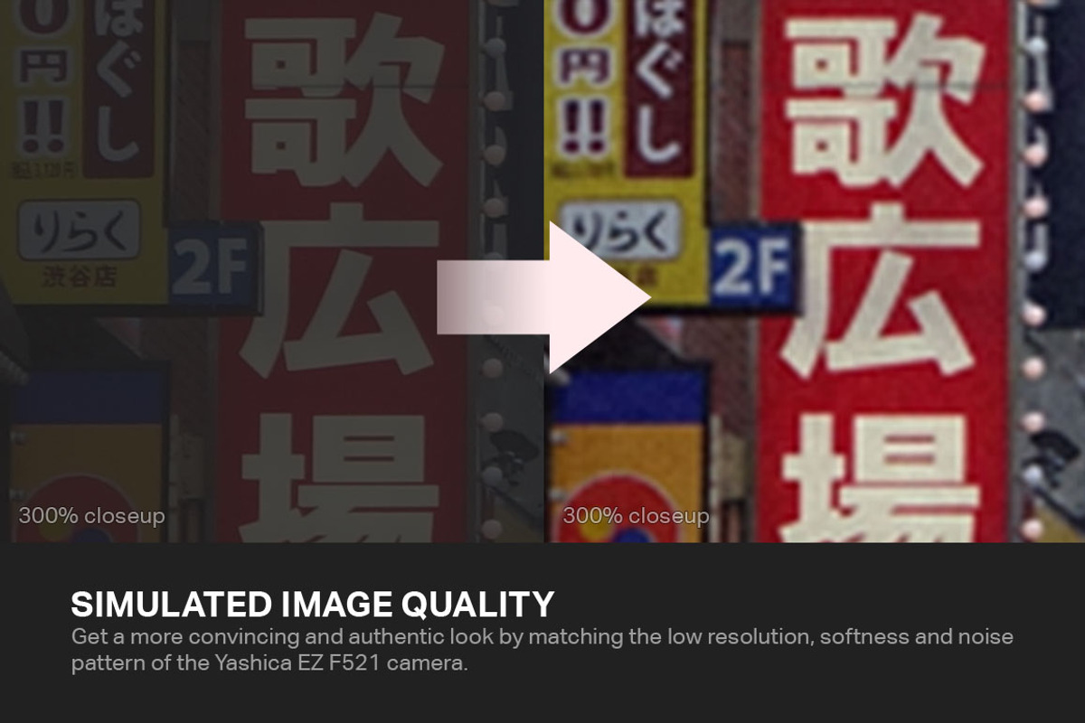 Yashica EZ F521 Emulation [PRO], an Action Add-On by SparkleStock (Photo 3 of 9)