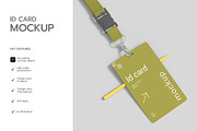 ID Card Mockup Template, a Product Mockup by graphypix (Thumbnail 2 of 4)
