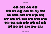 Doughzy – Groovy Bubble Font, a Serif Font by Rahagita Studio (Thumbnail 6 of 7)