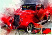 Creative Flux Watercolor PS Action, an Action Add-On by Jacpot007 (Thumbnail 4 of 5)