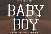 Baby Boy, a Script Font by FreshTypeINK (Thumbnail 1 of 8)