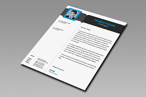 Corporate Resume With Business Card