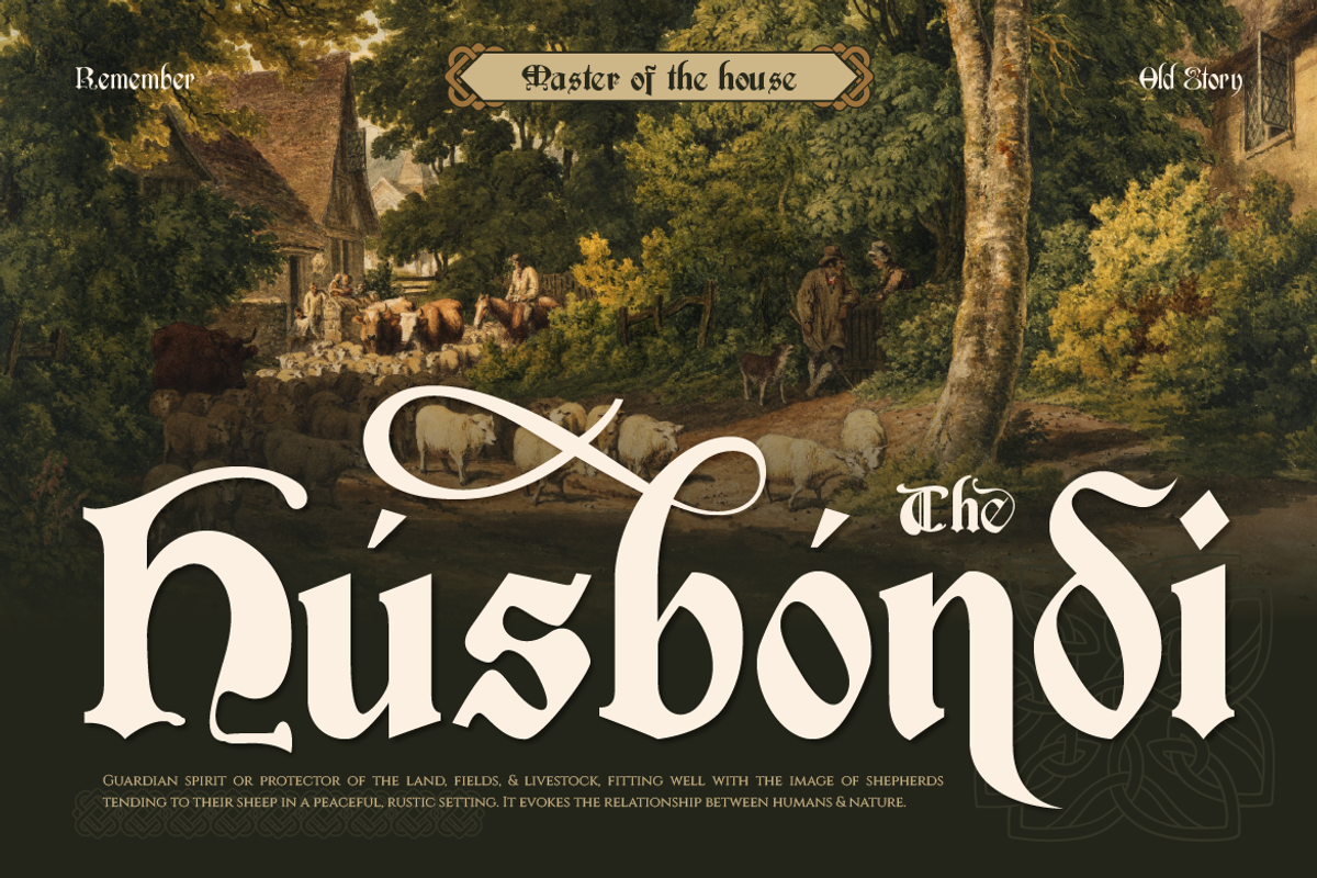 Old Norse, a Serif Font by Burntilldead (Photo 12 of 12)