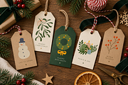 Christmas Botanical Clipart, a Seasonal Illustration by Anna Studio (Thumbnail 6 of 12)