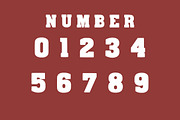 VARSITY SCHOOL VINTAGE FONT, a Slab Serif Font by Fourteen Letter (Thumbnail 5 of 10)