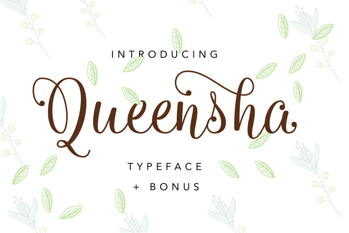 Queensha Typeface