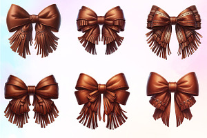 Western Cowgirl Bow Png