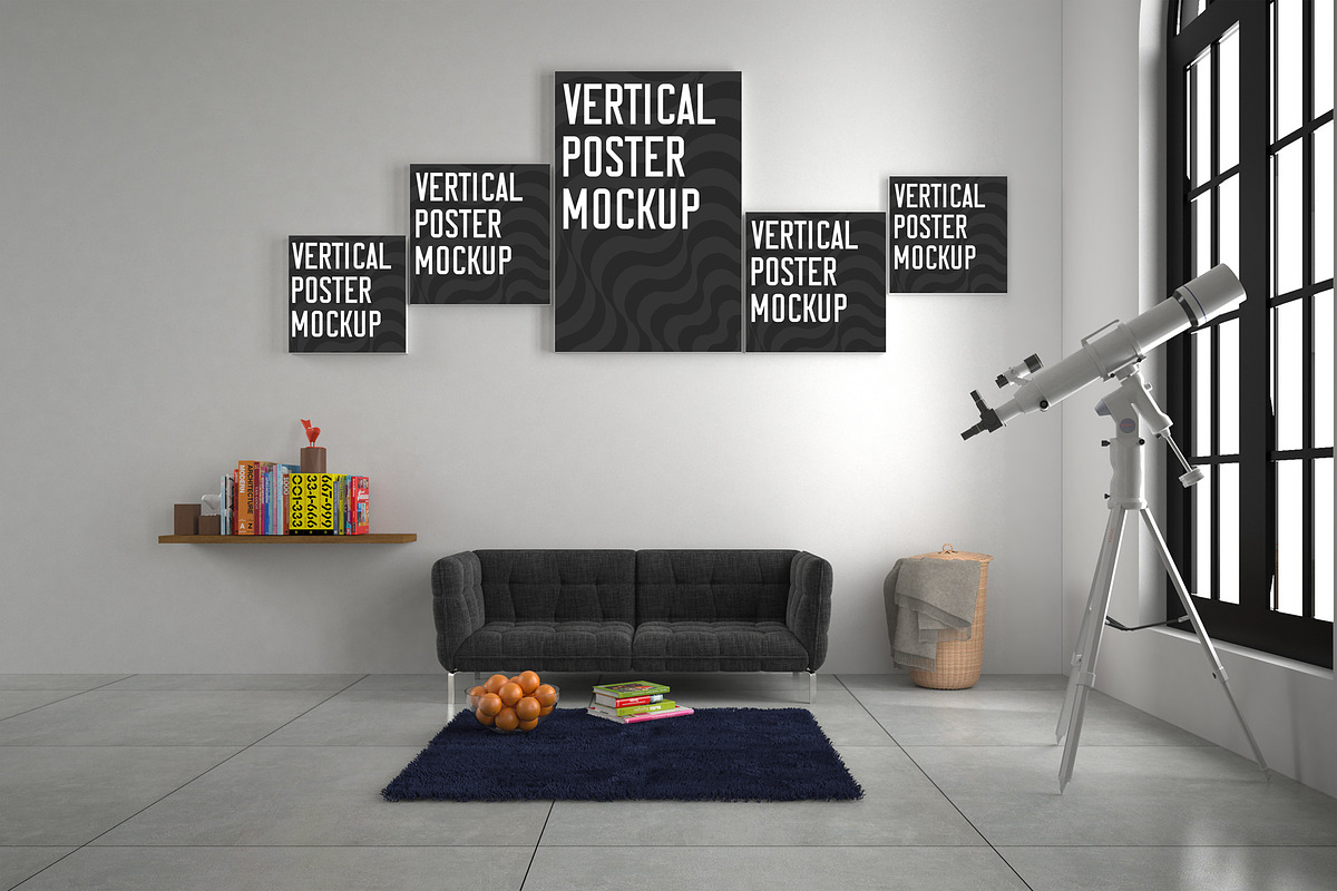 Natural Frame Mockup Set, an Advertising Mockup by PSD Market (Photo 11 of 13)