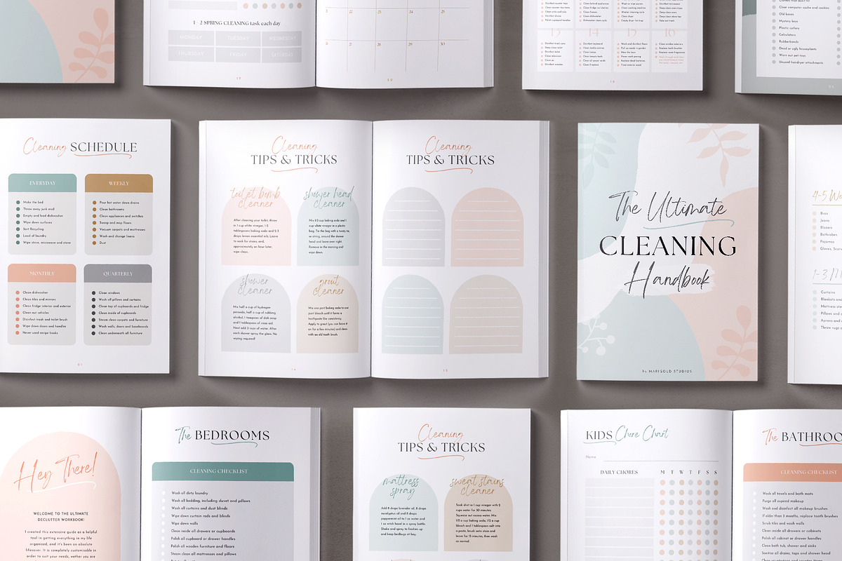 The Ultimate Cleaning Workbook, a Magazine Template by Marigold Studios (Photo 8 of 10)