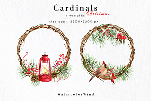 Christmas Cardinal Clipart