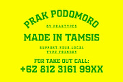 PRAK Podomoro Hand-Cut Display Font, a Serif Font by Healltica.std (Thumbnail 12 of 21)