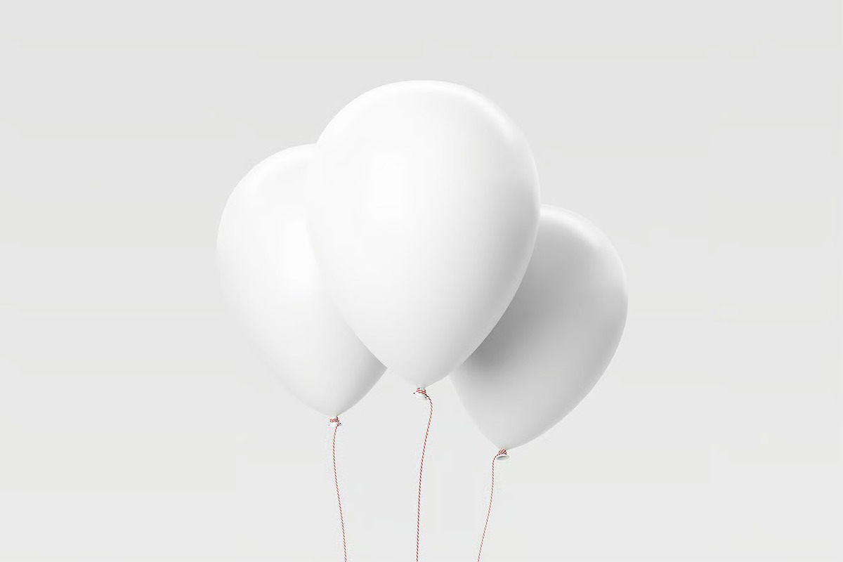 High Resolution Balloon Mockup, a Product Mockup by zpackcreative (Photo 2 of 4)