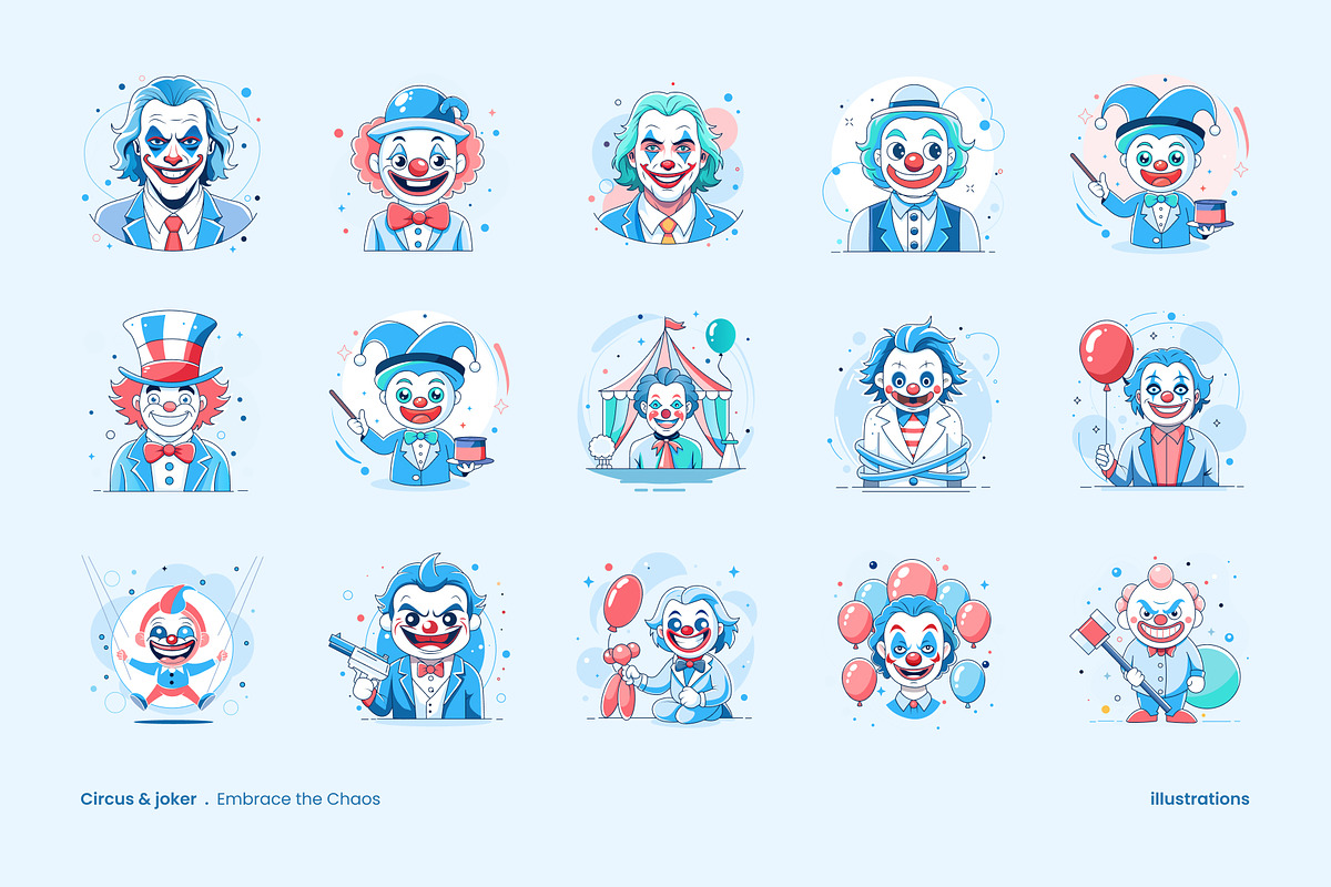 Circus Performer Illustrations, a Person Illustration by Creative Stall (Photo 6 of 8)