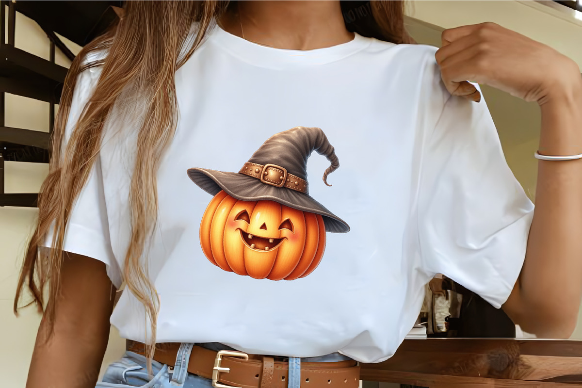 Pumpkin Witch Hat Clipart, an Illustration by CrexoraLab (Photo 2 of 5)