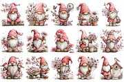 Whimsical Spring Gnome Clipart, an Illustration by OK Design (Thumbnail 3 of 6)