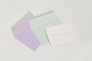 Envelope & Card Invitation Mockups, a Print Template by Mockstore (Thumbnail 10 of 14)