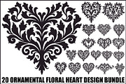Romantic Lace Heart Clipart, an Illustration by Artivon (Thumbnail 1 of 21)