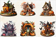 Fairy House Halloween Sublimation C, an Illustration by SVGArt (Thumbnail 2 of 8)