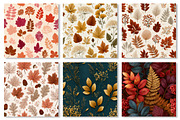 Autumn Foliage Seamless Pattern, a Pattern Graphic by Dream Creation (Thumbnail 2 of 6)