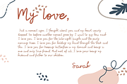 Sarah, a Handwritten Font by nongnuchpolyiam1 (Thumbnail 3 of 6)