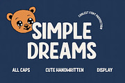 Simple Dream – Cute Handwritten Font, a Font by Koplexs Studio (Thumbnail 1 of 10)