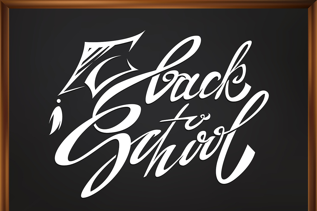 Back to school. Icons. Calligraphy, an Education Illustration by Margo Miller (Photo 13 of 18)