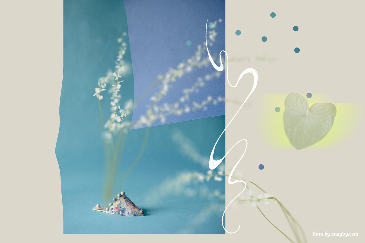 FLORA.PNG | Blurry Flower Collage, an Object Graphic by ana & yvy (Photo 11 of 23)