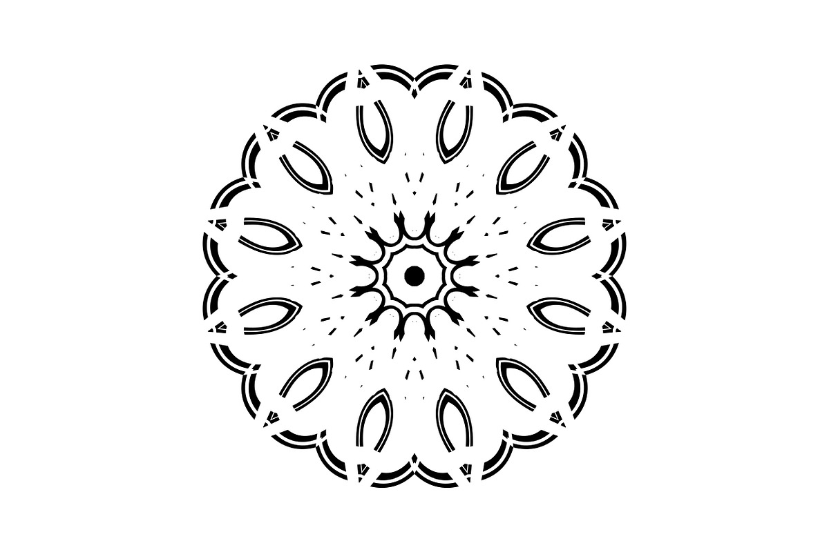 Decorative Mandala Digital Art Pack, a Decorative Illustration by NJ Himel (Photo 3 of 101)