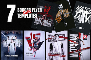 Soccer Sport Flyers Bundles