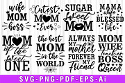 Mothers Day SVG Design Bundle, an Object Graphic by D2PUTRI (Thumbnail 6 of 27)