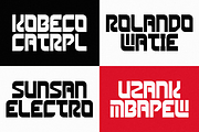 Space Over - Futuristic Sans Serif, a Sans Serif Font by figuree studio (Thumbnail 9 of 10)
