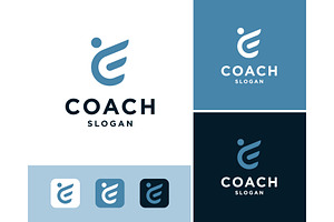 Letter C Coach Wellness Logo, a Branding & Logo Template by ika trisiana
