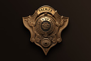 Police / Army / Sheriff Metal Badges, an Object Graphic by Hyperpix Productions (Thumbnail 16 of 21)