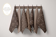 Vintage Brown Floral Print Patterns, a Pattern Graphic by Eclectic Anthology (Thumbnail 7 of 14)