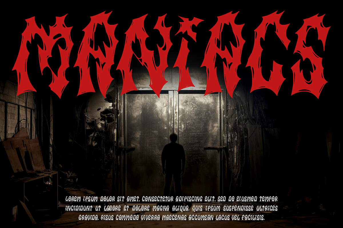 Firehell, a Blackletter Font by zamjumps (Photo 5 of 11)