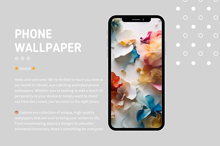 Mobile Phone Wallpaper & Floral