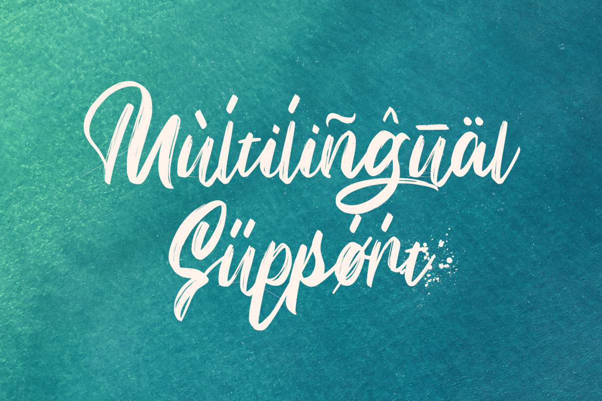Bunaken - Handmade Brush Font, a Script Font by Typefactoryco (Photo 4 of 11)