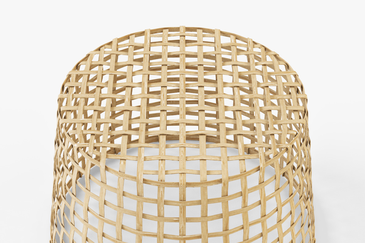 Wicker Basket Ikea Gaddis d50, an Object 3D Model by Markelos (Photo 4 of 8)