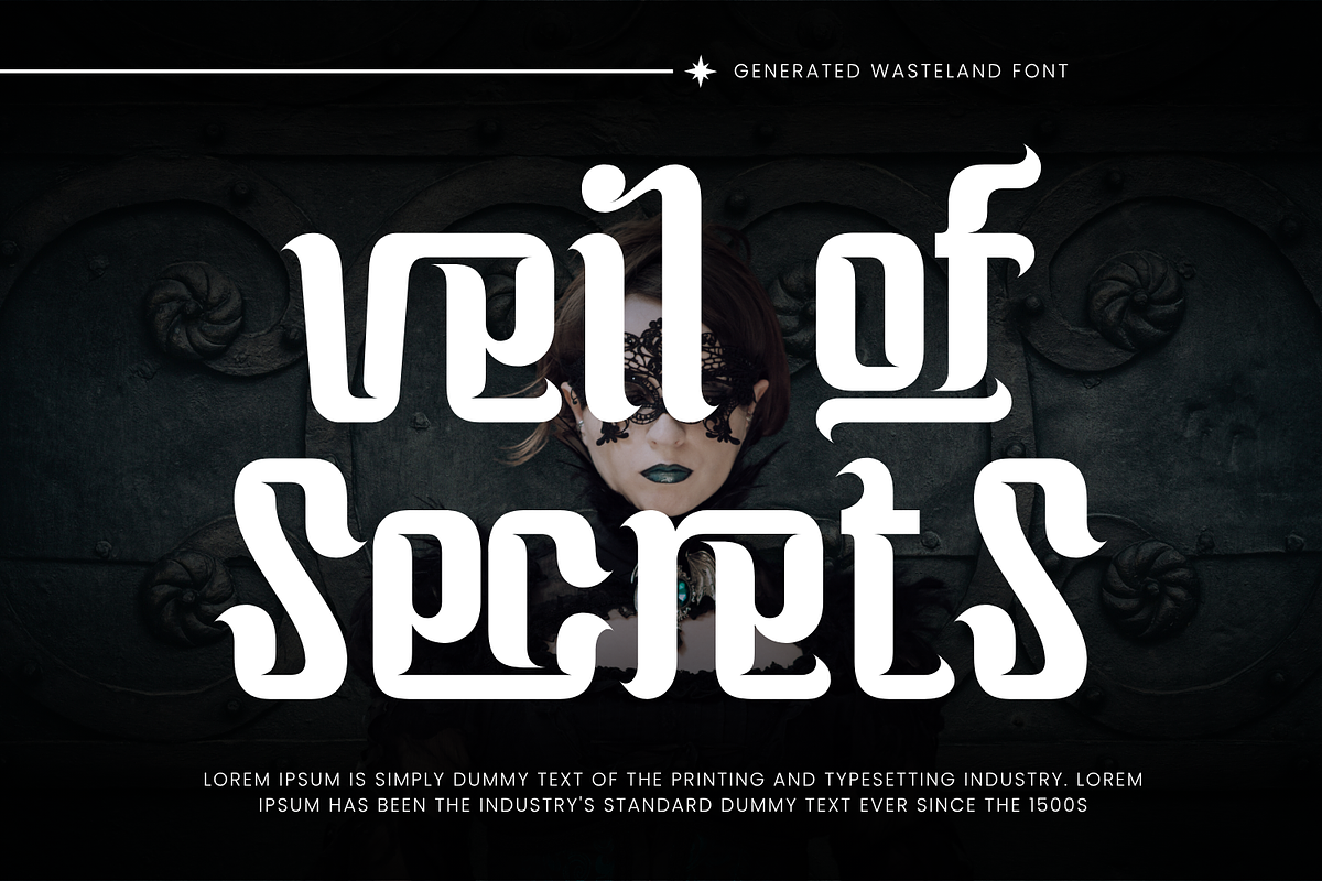 Generated Wasteland - Elegant Font, a Serif Font by 177Studio (Photo 5 of 5)