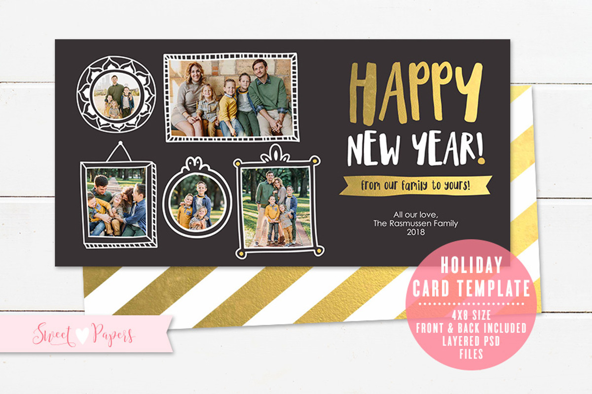 Holiday Photo Card Template, a Card Template by Sweet Papers (Photo 1 of 2)