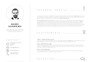 Minimalist Simple Resume Template