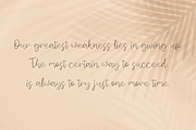 Calinea, a Script Font by Forberas Club (Thumbnail 4 of 7)