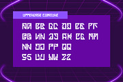 Metaporze - Futuristic Font, a Sans Serif Font by Dhabee (Thumbnail 3 of 9)