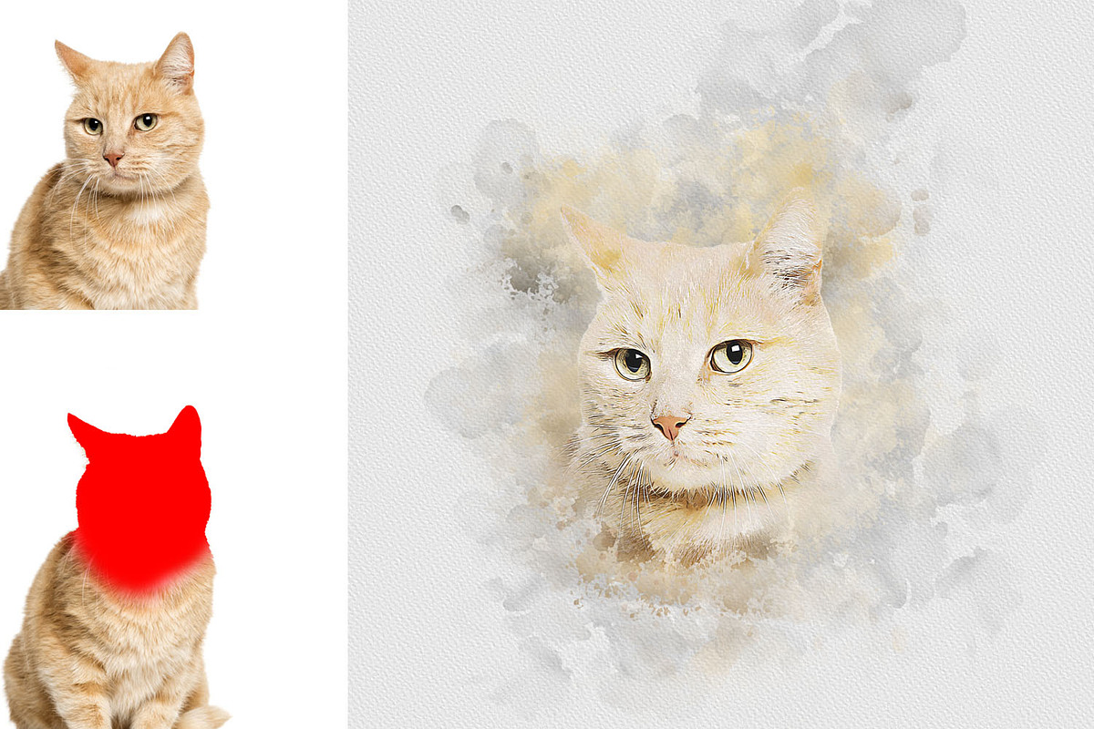Dog Watercolor Painting, an Action Add-On by MRI STUDIO (Photo 16 of 18)