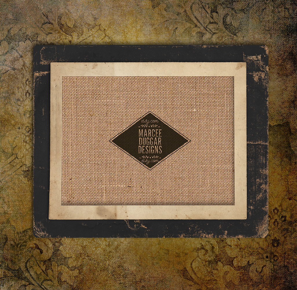 Vintage Style Paper Frame Mockup, a Print Template by Vintage Style Designs