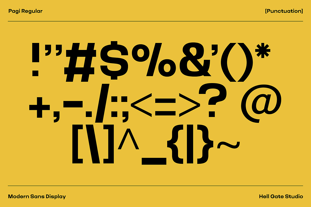 Pagi Modern Sans Serif Font, a Sans Serif Font by GRVS Studio (Photo 11 of 13)