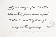 Ocean Trace, a Script Font by Letterara (Thumbnail 2 of 13)
