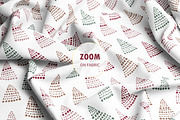 Green & Burgundy Christmas Patterns, a Pattern Graphic by DrawStudio1988 (Thumbnail 9 of 10)