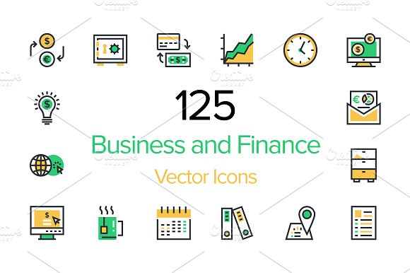 125 Business And Finance Icons